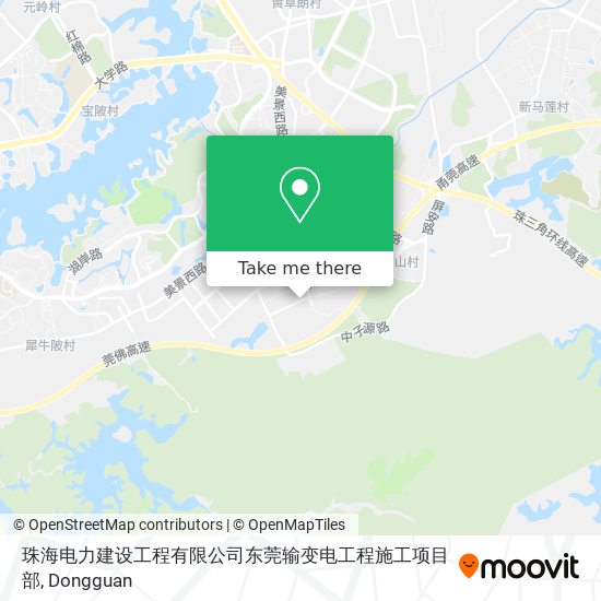 珠海电力建设工程有限公司东莞输变电工程施工项目部 map