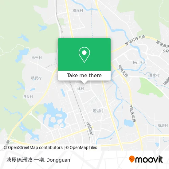 塘厦德洲城-一期 map