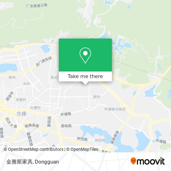 金雅斯家具 map