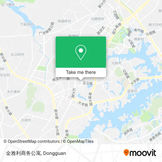 金雅利商务公寓 map