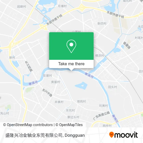 盛隆兴冶金轴业东莞有限公司 map