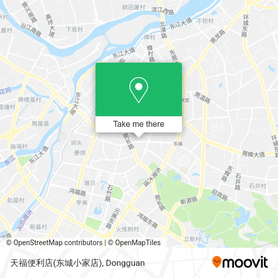 天福便利店(东城小家店) map
