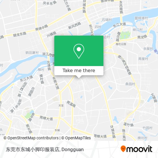 东莞市东城小脚印服装店 map