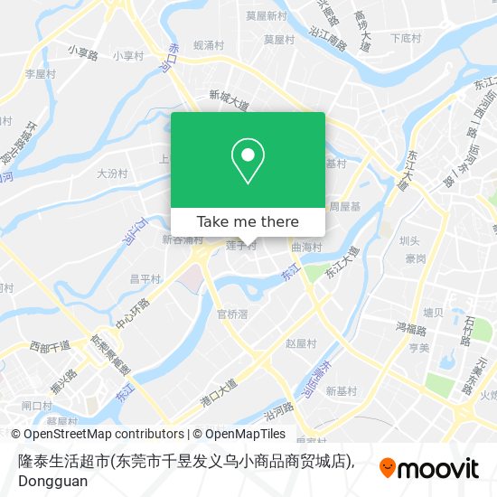 隆泰生活超市(东莞市千昱发义乌小商品商贸城店) map