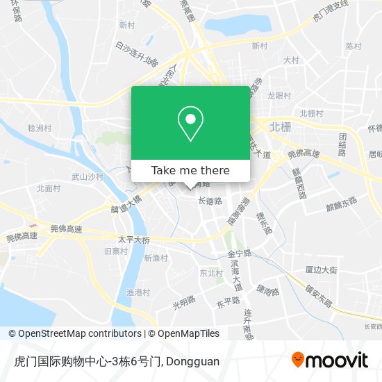 虎门国际购物中心-3栋6号门 map
