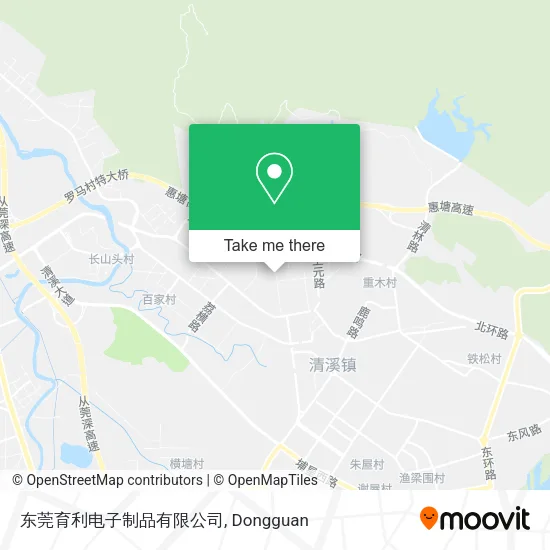 东莞育利电子制品有限公司 map