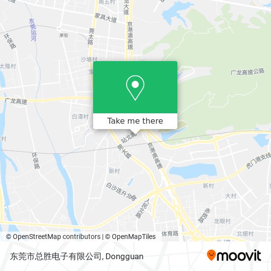 东莞市总胜电子有限公司 map