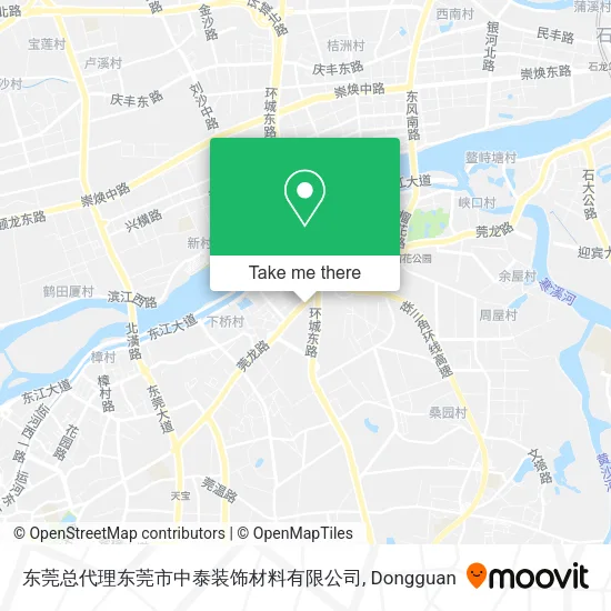 东莞总代理东莞市中泰装饰材料有限公司 map