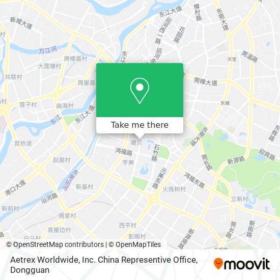 Aetrex Worldwide, Inc. China Representive Office map