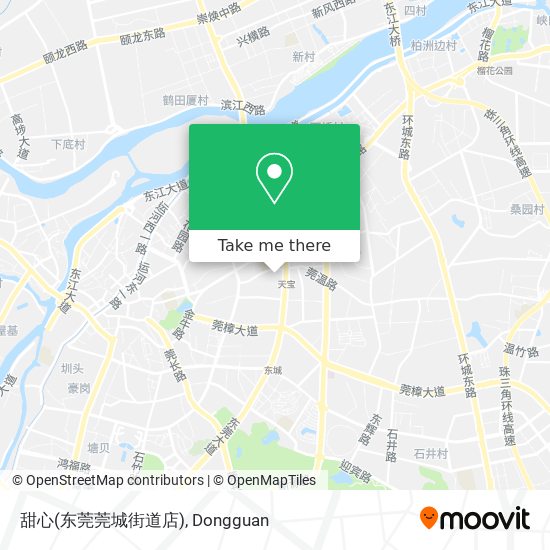 甜心(东莞莞城街道店) map