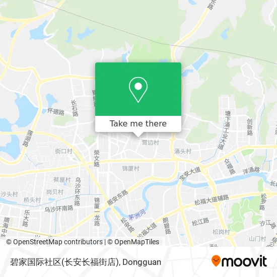碧家国际社区(长安长福街店) map