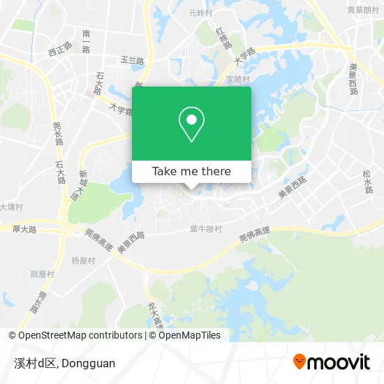 溪村d区 map