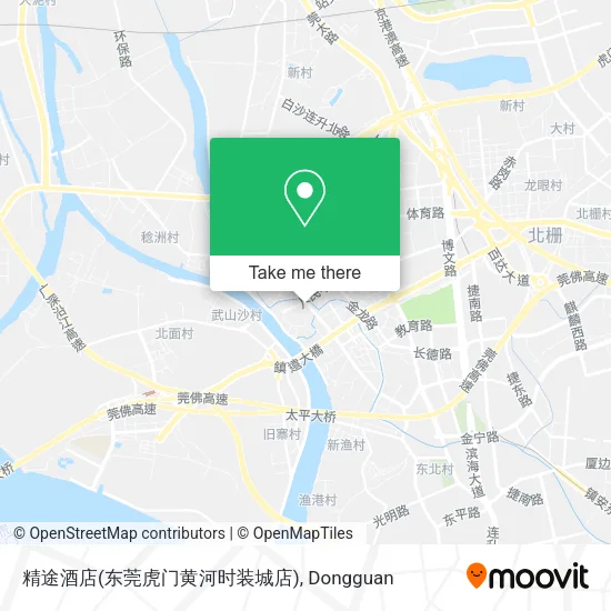 精途酒店(东莞虎门黄河时装城店) map