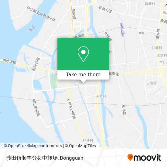 沙田镇顺丰分拨中转场 map
