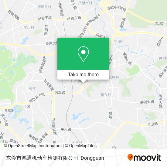 东莞市鸿通机动车检测有限公司 map