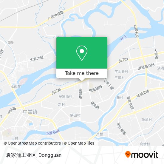 袁家涌工业区 map