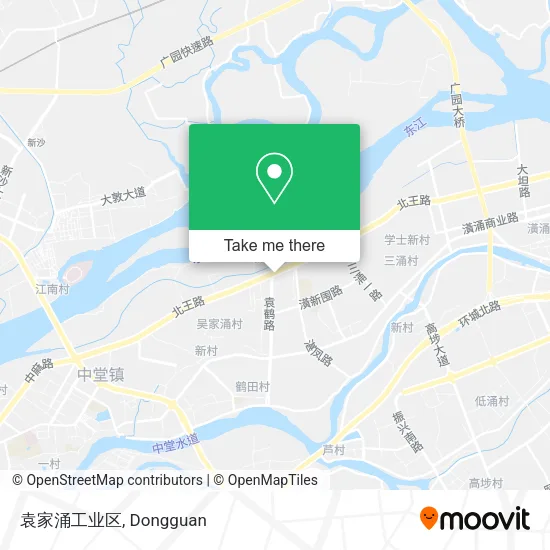 袁家涌工业区 map