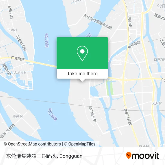 东莞港集装箱三期码头 map