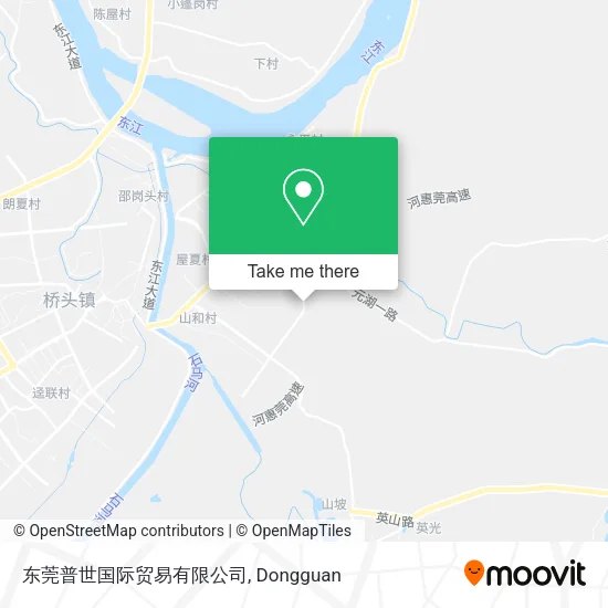 东莞普世国际贸易有限公司 map