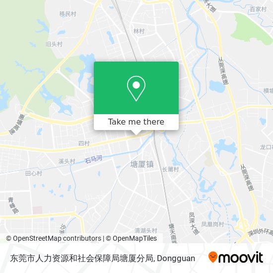 东莞市人力资源和社会保障局塘厦分局 map