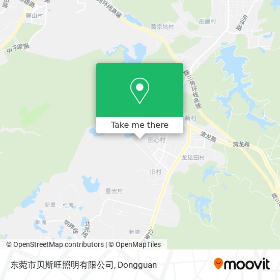 东菀市贝斯旺照明有限公司 map