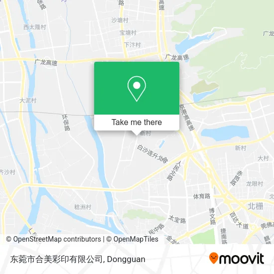 东菀市合美彩印有限公司 map