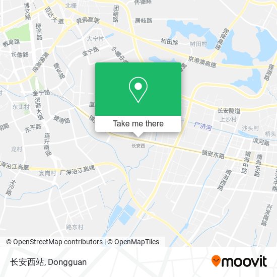 长安西站 map