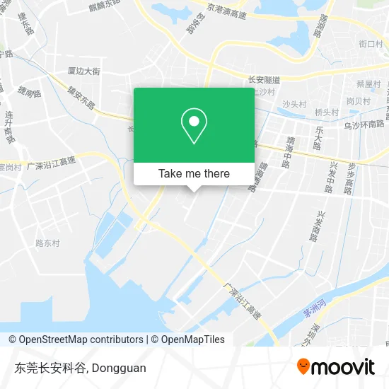 东莞长安科谷 map