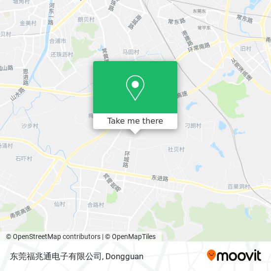 东莞福兆通电子有限公司 map