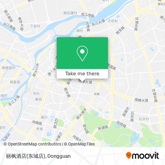 丽枫酒店(东城店) map