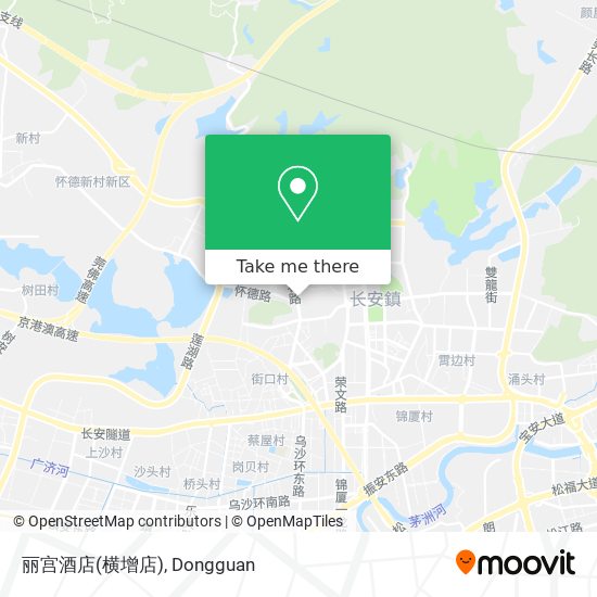 丽宫酒店(横增店) map