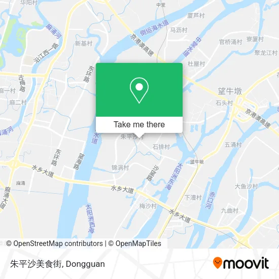 朱平沙美食街 map
