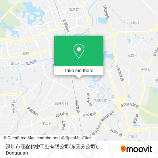 深圳市旺鑫精密工业有限公司(东莞分公司) map
