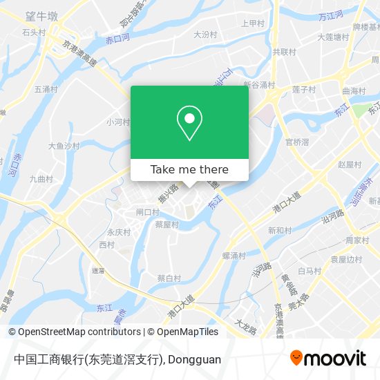 中国工商银行(东莞道滘支行) map