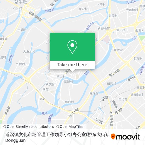 道滘镇文化市场管理工作领导小组办公室(桥东大街) map