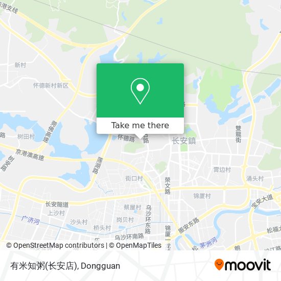 有米知粥(长安店) map