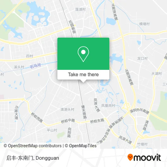 启丰-东南门 map
