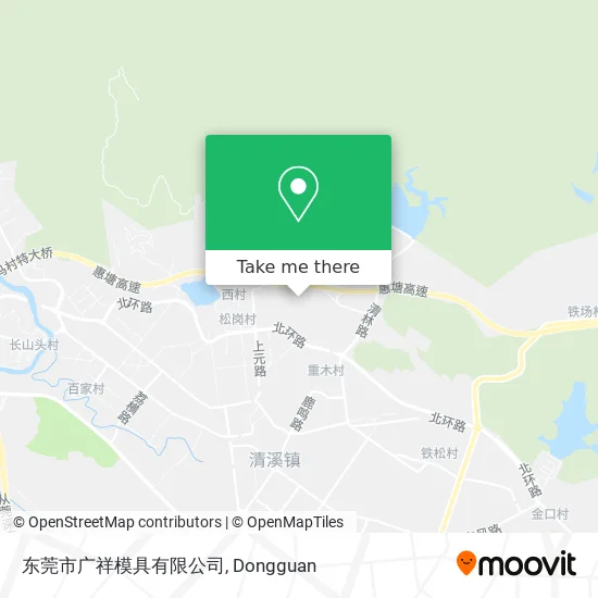 东莞市广祥模具有限公司 map