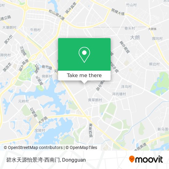 碧水天源怡景湾-西南门 map