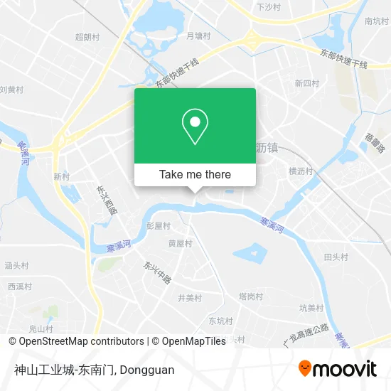 神山工业城-东南门 map