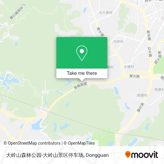 大岭山森林公园-大岭山景区停车场 map