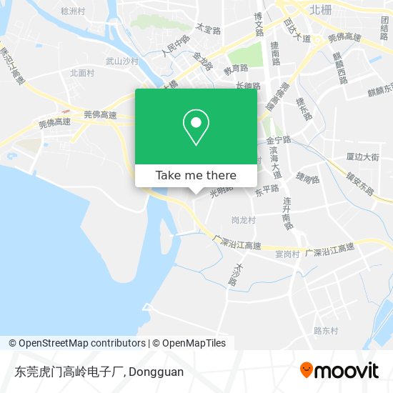 东莞虎门高岭电子厂 map