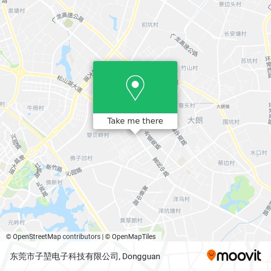 东莞市子堃电子科技有限公司 map