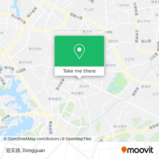迎宾路 map