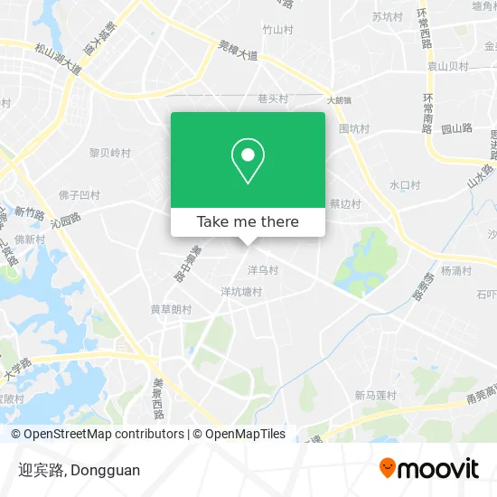 迎宾路 map