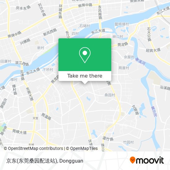 京东(东莞桑园配送站) map