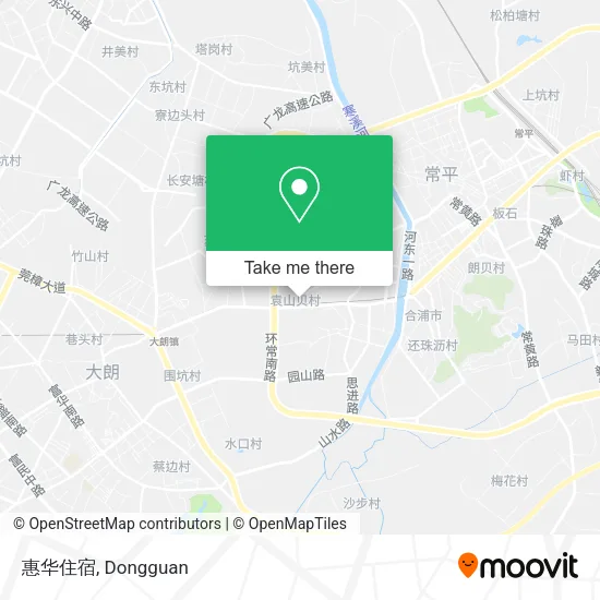 惠华住宿 map
