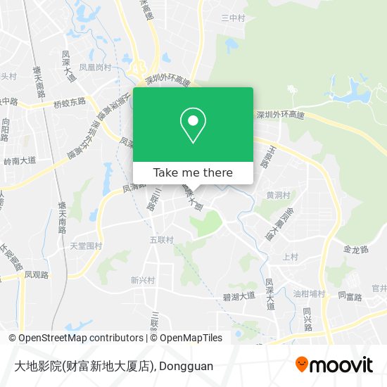 大地影院(财富新地大厦店) map