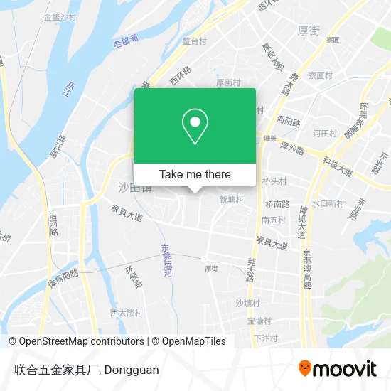 联合五金家具厂 map