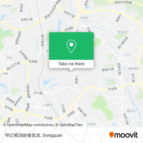 明记粮油副食批发 map